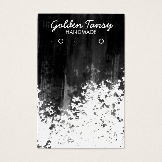 Paint Stripe Earrage Collier Bijoux Carte d'affich (Devant)