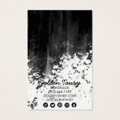 Paint Stripe Earrage Collier Bijoux Carte d'affich (Dos)