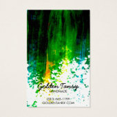 Paint Stripe-kaart voor Ketting juwelen Visitekaartje (Achterkant)