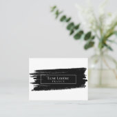 Paint Stroke Bedankt voor het winkelen Insert Kaar Visitekaartje (Staand voorkant)