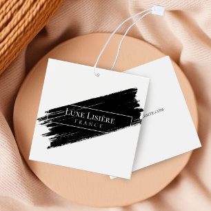 PAINT Stroke moderne blanc Hang Tags