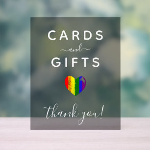 Paint Stroke Pride Cartes cardiaques et cadeaux