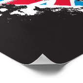 Paint Strokes British S-Shield Poster (Hoek)