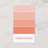 PAINT SWATCH CHIP modern interieur ombre sinaasapp Visitekaartje (Achterkant)
