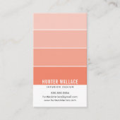 PAINT SWATCH CHIP modern interieur ombre sinaasapp Visitekaartje (Voorkant)