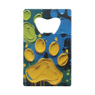 Paint with paws kredietkaart flessenopener