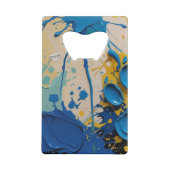 Paint with paws kredietkaart flessenopener (Achterkant)