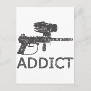 Paintball Addict Briefkaart
