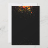 Paintball Anniversaire fête Invitation personnalis (Dos)