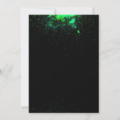 Paintball Anniversaire fête Invitation personnalis (Dos)