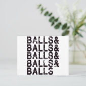 Paintball Balls Briefkaart (Staand voorkant)