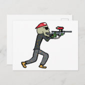 Paintball Briefkaart (Voorkant / Achterkant)