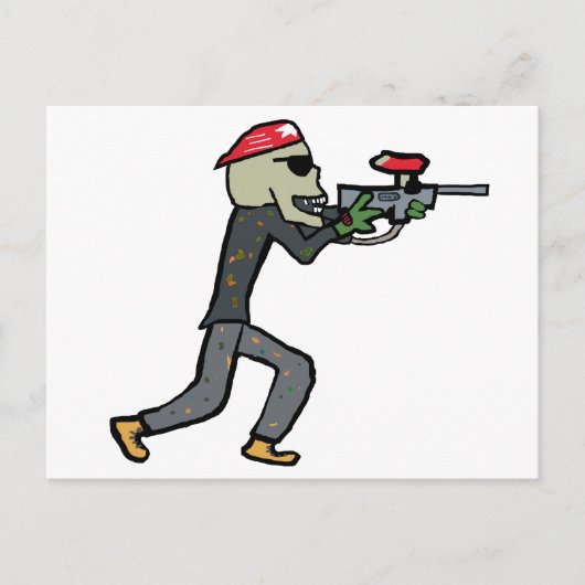 Paintball Briefkaart (Voorkant)