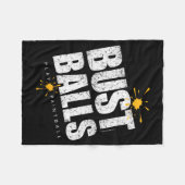 Paintball Bust Balls Fleece Deken (Voorkant (Horizontaal))