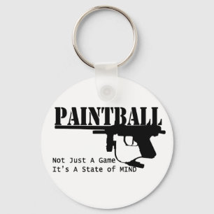 Paintball/gemoedstoestand Sleutelhanger