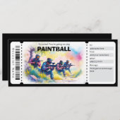 Paintball Gift Certificate Kaart (Voorkant / Achterkant)