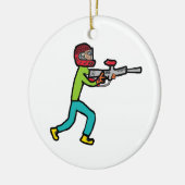 Paintball Keramisch Ornament (Links)