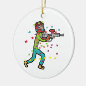 Paintball Keramisch Ornament (Links)
