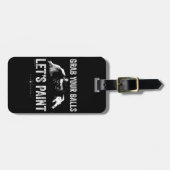 Paintball Let's Paint Bagagelabel (Voorkant horizontaal)