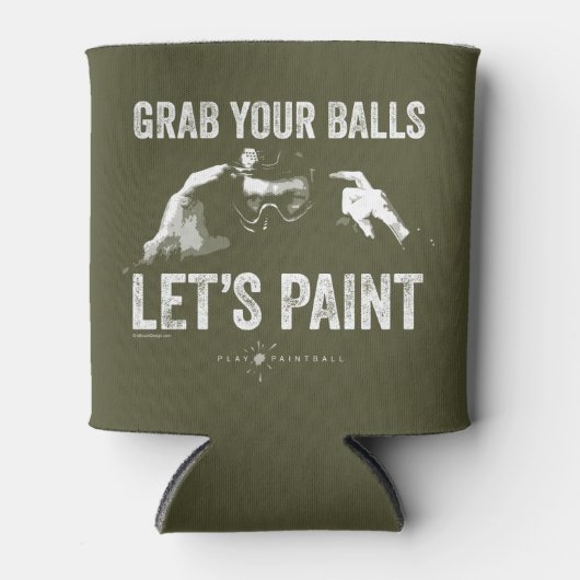 Paintball Let's Paint Blikjeskoeler (Voorkant)