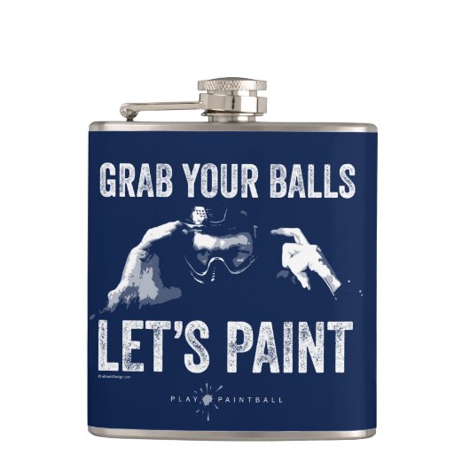 Paintball Let's Paint Heupfles (Voorkant)