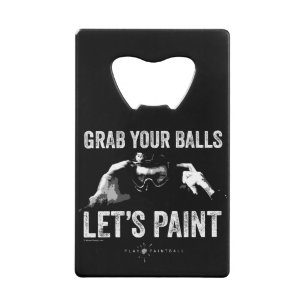 Paintball Let's Paint Kredietkaart Flessenopener
