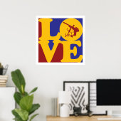 Paintball Love Poster (Thuiskantoor)