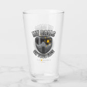 Paintball op je gezicht glas (Achterkant)