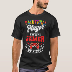 Paintball Paintballer Video Gamer Shootteam Sp T-shirt