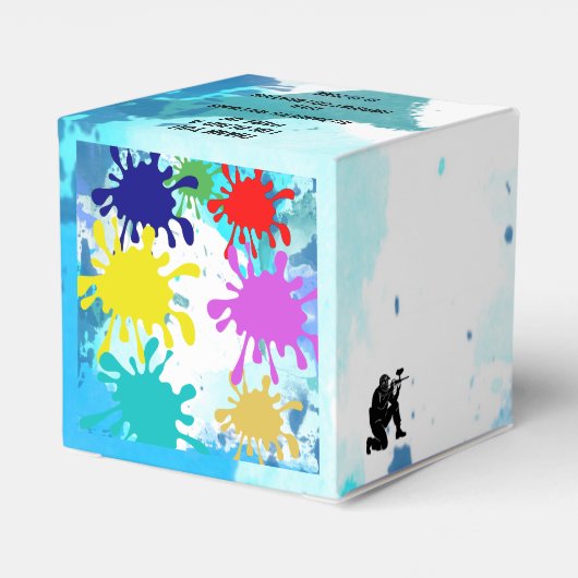 Paintball Party Bedankdoosjes (Achterkant)