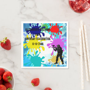 Paintball Party Servet