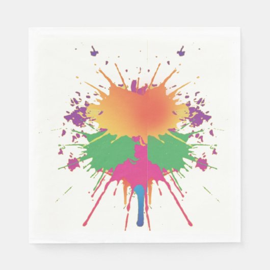 Paintball Party servetten (Voorkant)