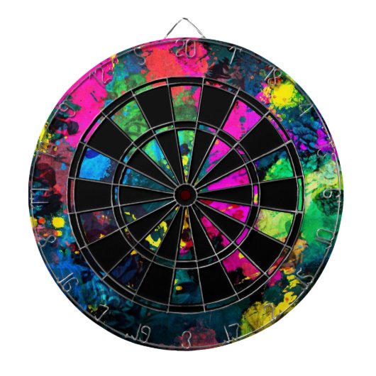 Paintball Pattern Dartbord (Voorkant)