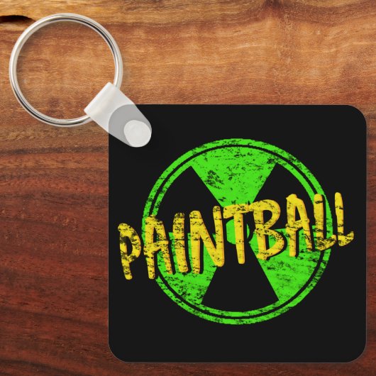 Paintball Radioactive Sleutelhanger (Voorkant)
