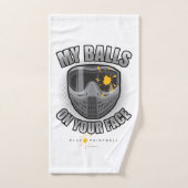 Paintball sur votre visage (Serviette à main)