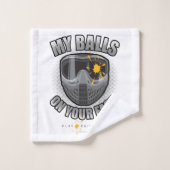 Paintball sur votre visage (Gant de toilette)