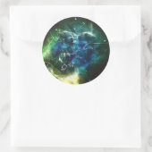 Paintball Surreal Ronde Sticker (Tas)