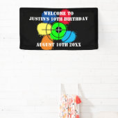 Paintball Verjaardagsfeestje welkomstbanner Spandoek (Insitu)
