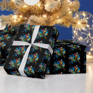 Paintball Warriors Paint Splatter Sports Cadeaupapier