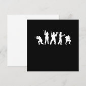 Paintballspelers Paintball Marker Paintball Geweer Kaart (Voorkant / Achterkant)