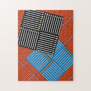 Paintborstelkruisje Legpuzzel