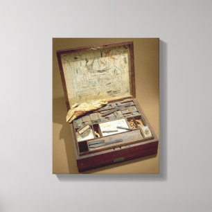 Paintbox van John James Audubon Canvas Afdruk