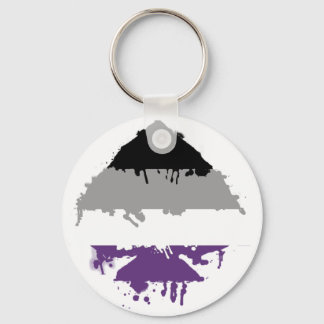 Paintdrip Asexual Ace Sleutelhanger