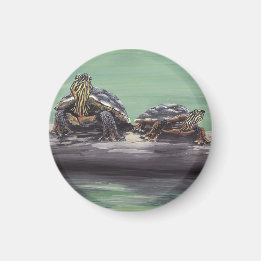 Painte Turtle Magneet