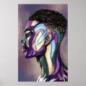 Painted Art Man Poster (Devant)