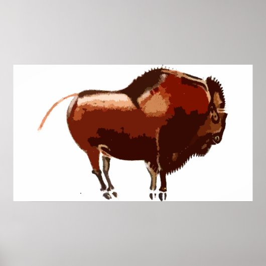 Painted Bison Poster (Devant)