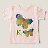 Painted Butterflies Eerste Initiaal (Design voorkant)