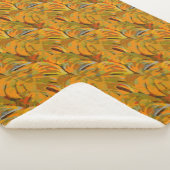 Painted Cheesey Oerwoud Z Sherpa Deken (3/4)