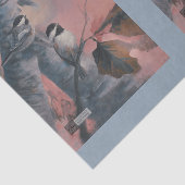 Painted Chickadees DBL Tissuepapier (Detail)
