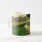 Painted Country Dirt Road Coffee Mug (Devant gauche)